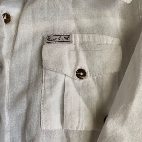 Like new Blanc Du Nil button down shirt - Picture 4 of 5